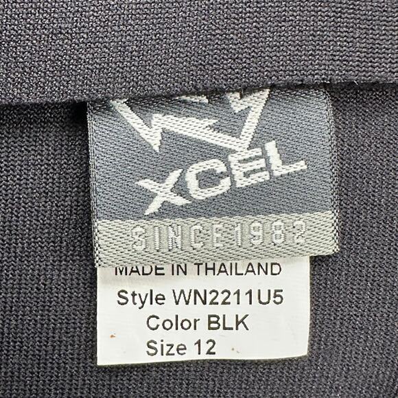 Xcel Wetsuit Womens 12 Black Axis Long Sleeve Back Zip Boy Short Spring 2MM Surf - Picture 7 of 14